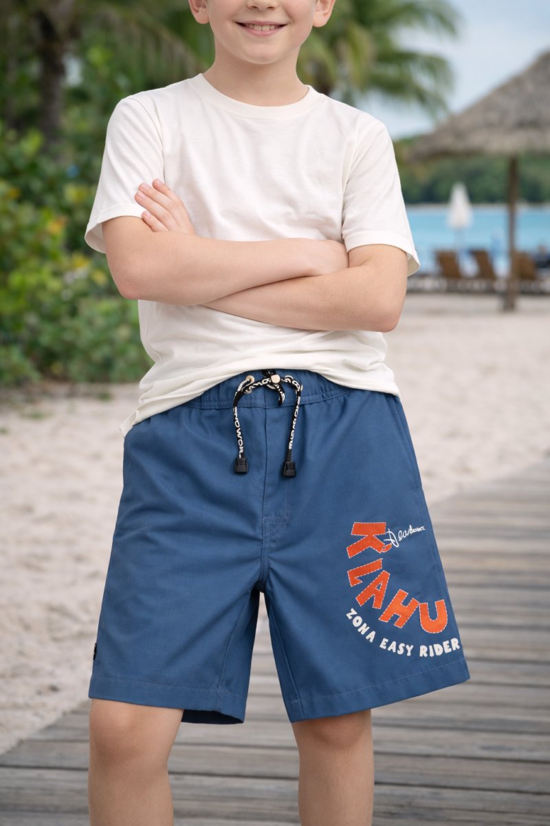 Bermuda de Baño Suft De Polieste Con Supensor y Cintura Regulable