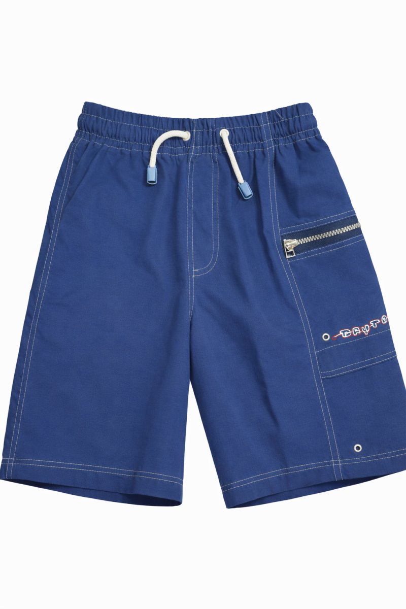 Short De Baño Secado Rapido Bolsillo Lateral  Con Cierre y Cintuta Regulable