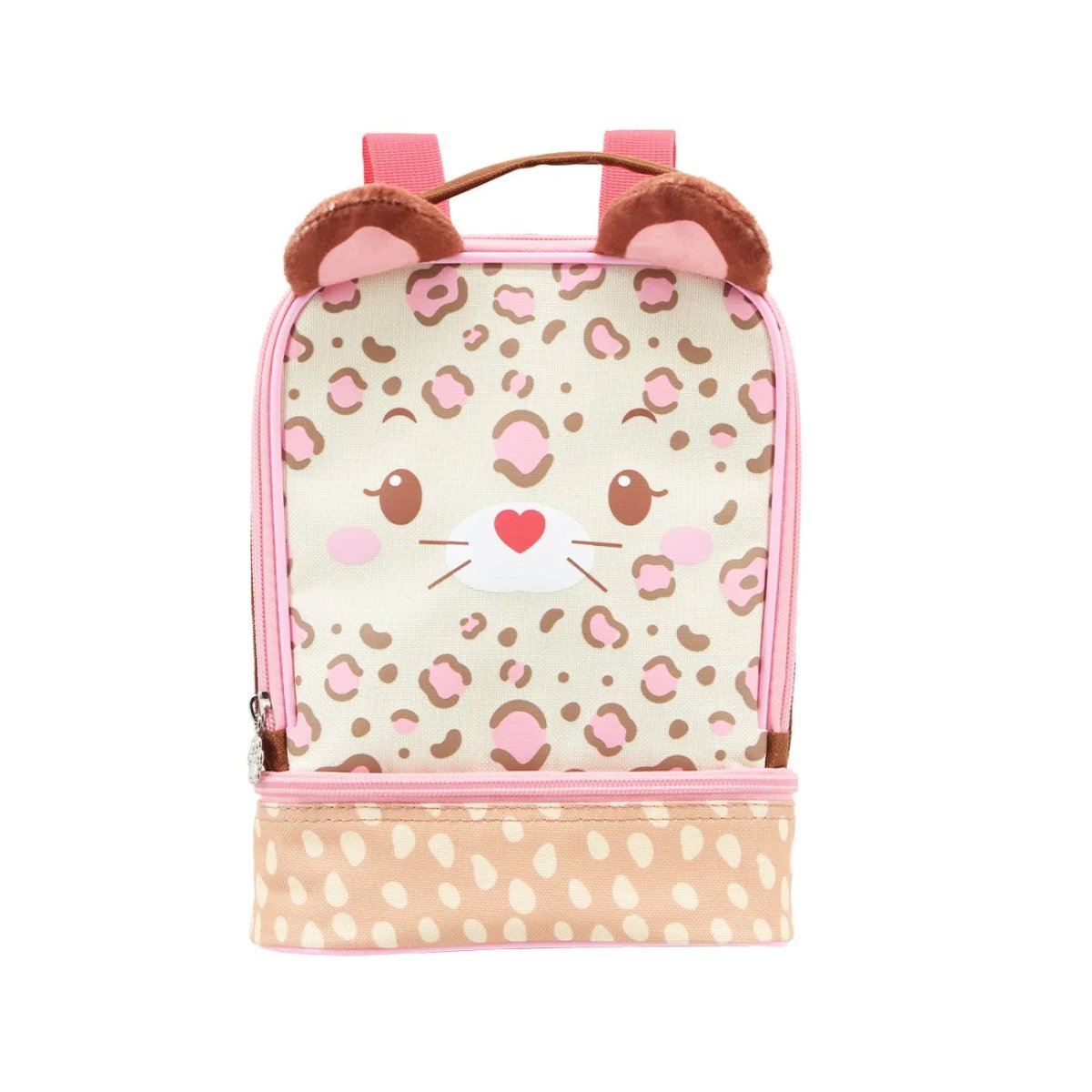 Lunchera Animalito - Doble Compartimiento - Leopardo
