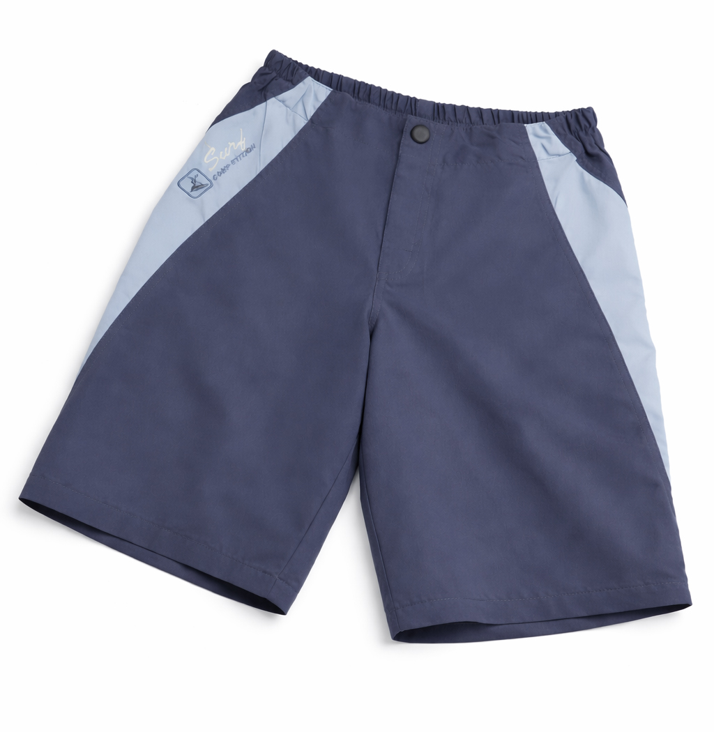 Short de Baño Bordado Surf Competition Con Bolsillos Lateral