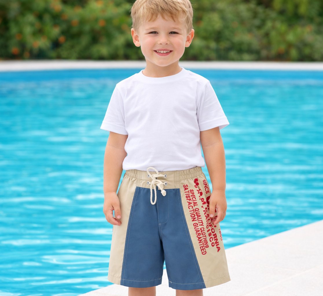 Bermuda De Baño Microfibra Tipo Surf