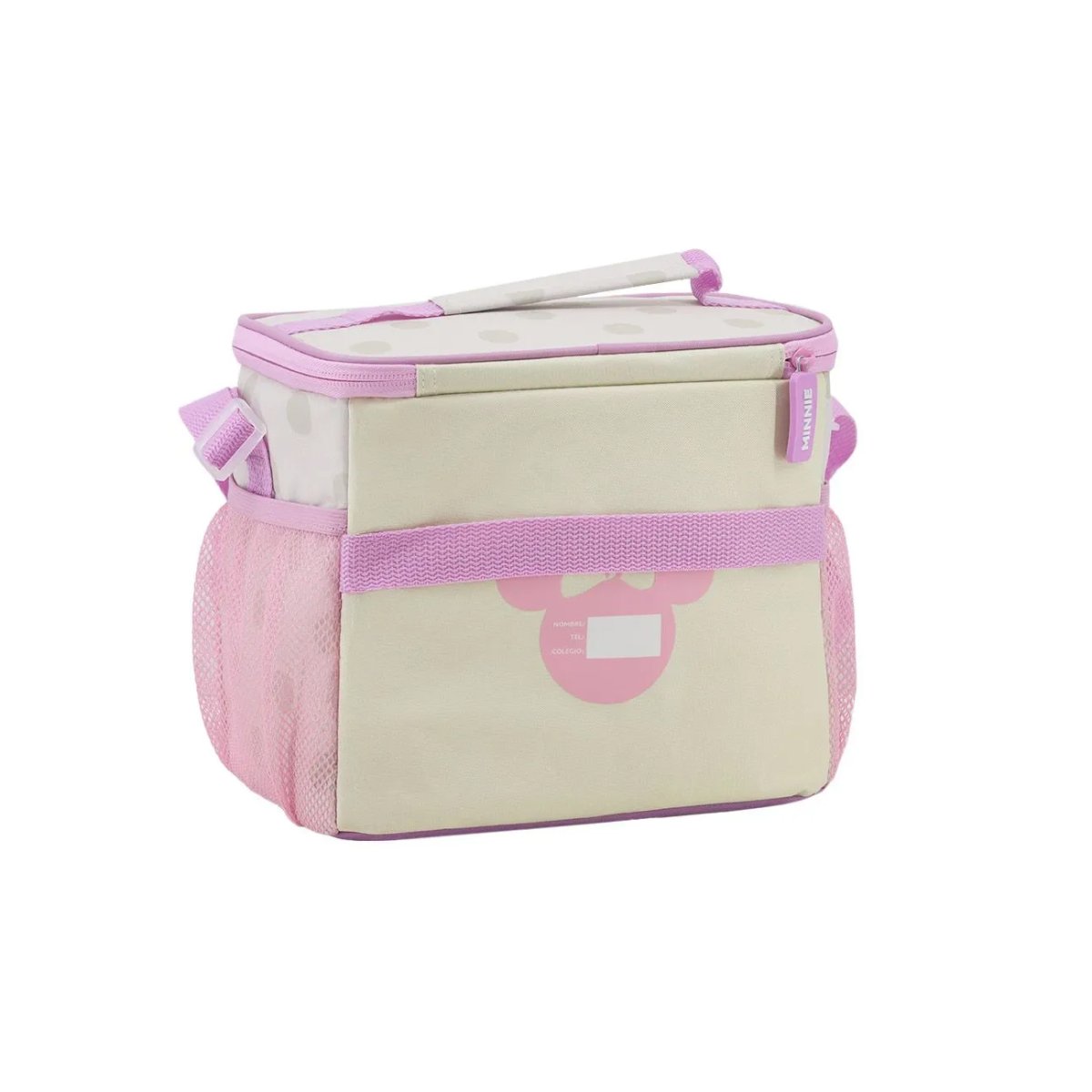 Lunchera Termica Minnie Mouse - Bolsillo Frontal
