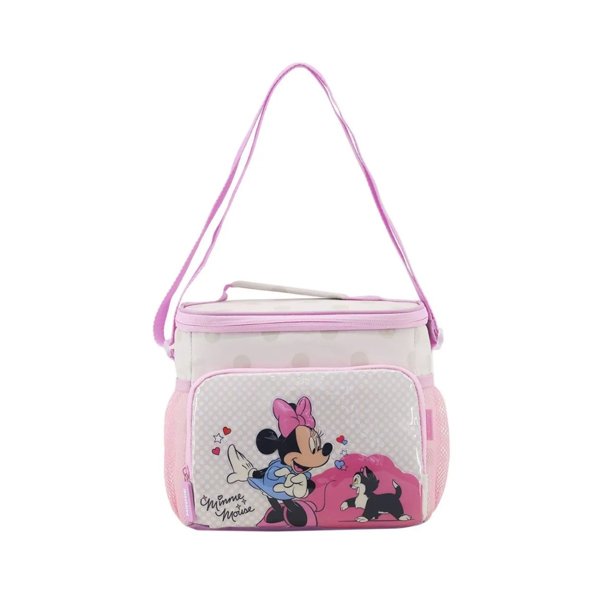 Lunchera Termica Minnie Mouse - Bolsillo Frontal