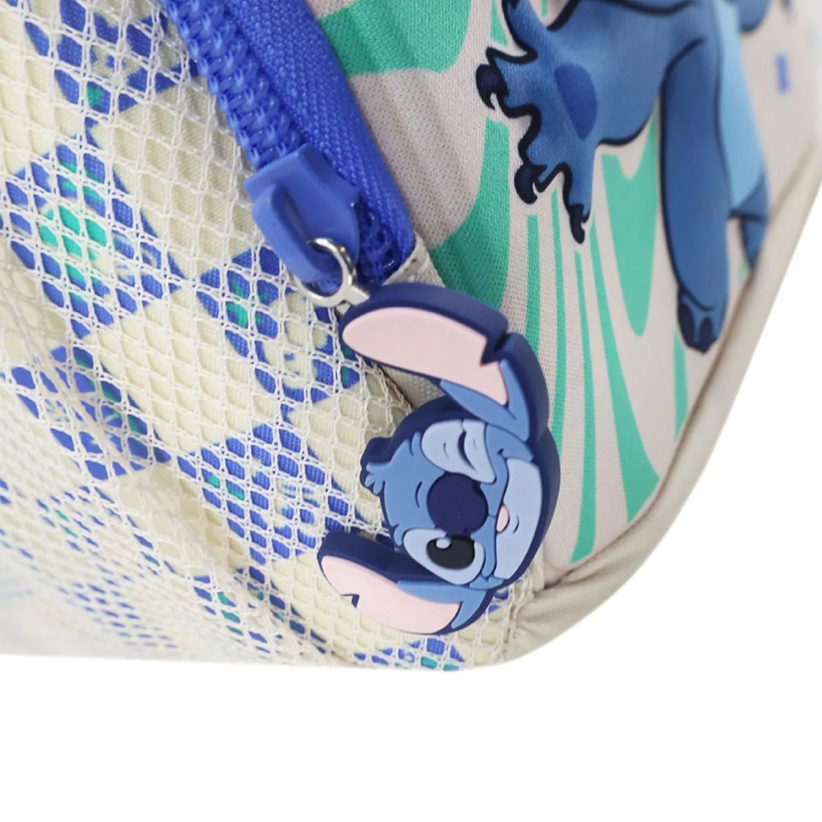 Lunchera Termica Stitch - Bolsillo Frontal En Relieve 3D