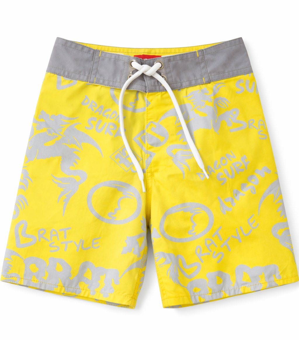 Short de Baño Microfibra Estampado Dragon