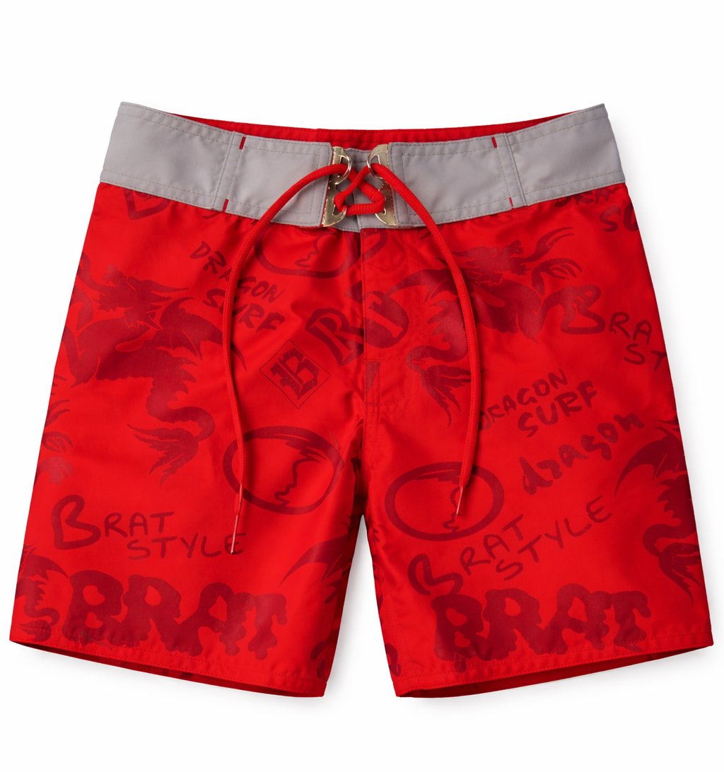 Short de Baño Microfibra Estampado Dragon