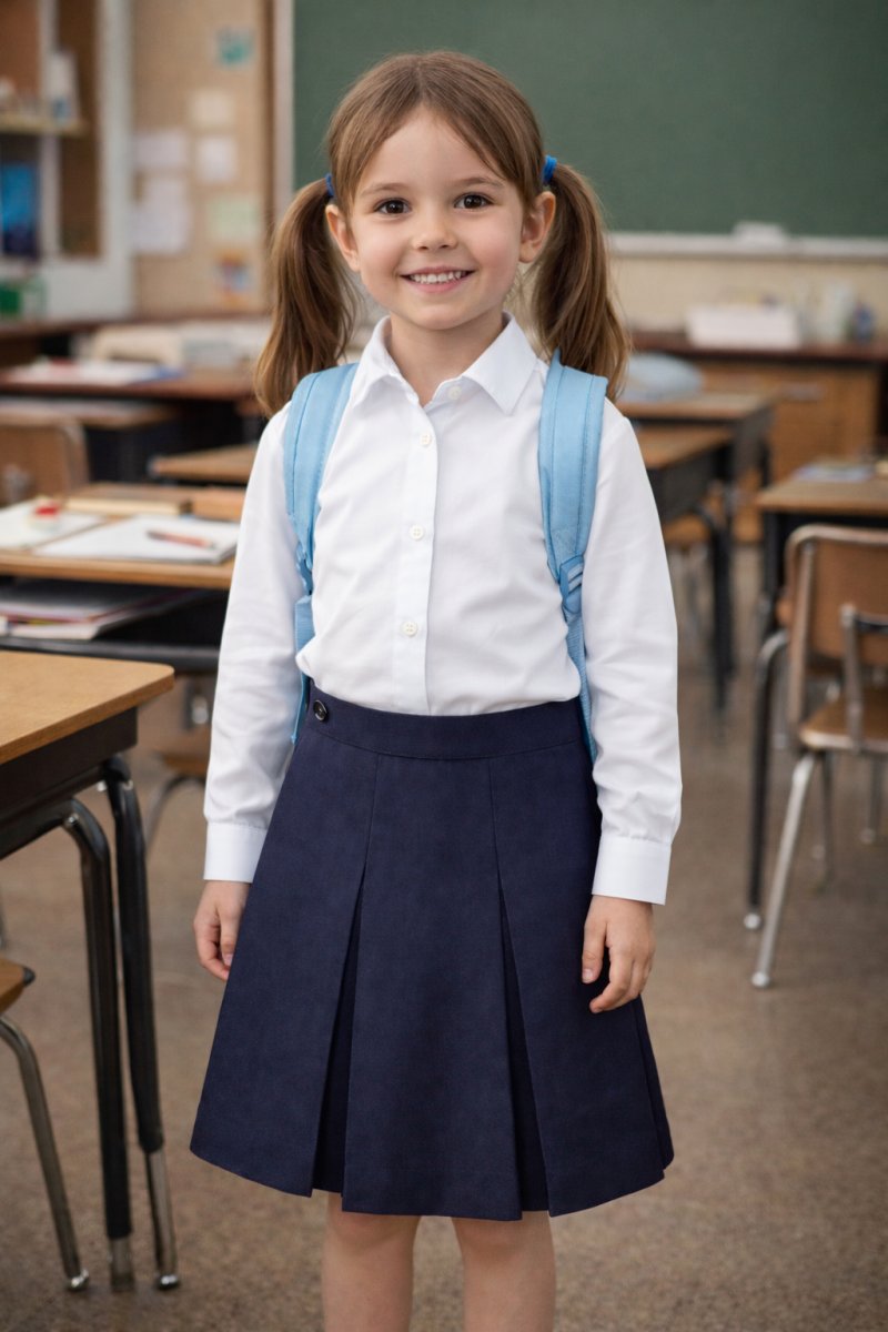 Pollera Colegial 2 tablas Sarga