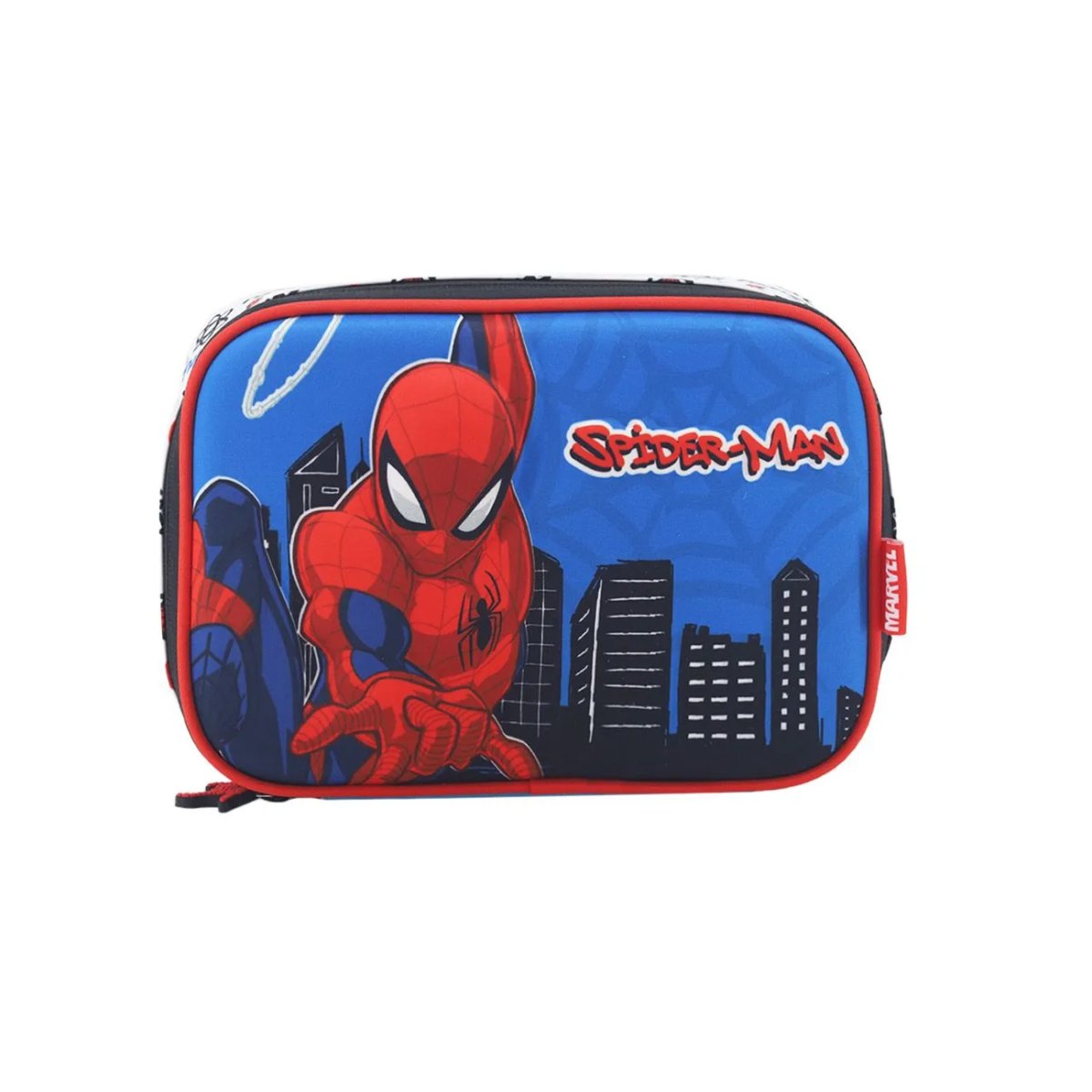 Cartuchera Spiderman Hombre Araña - 1 Division - Frente En Relieve 3D