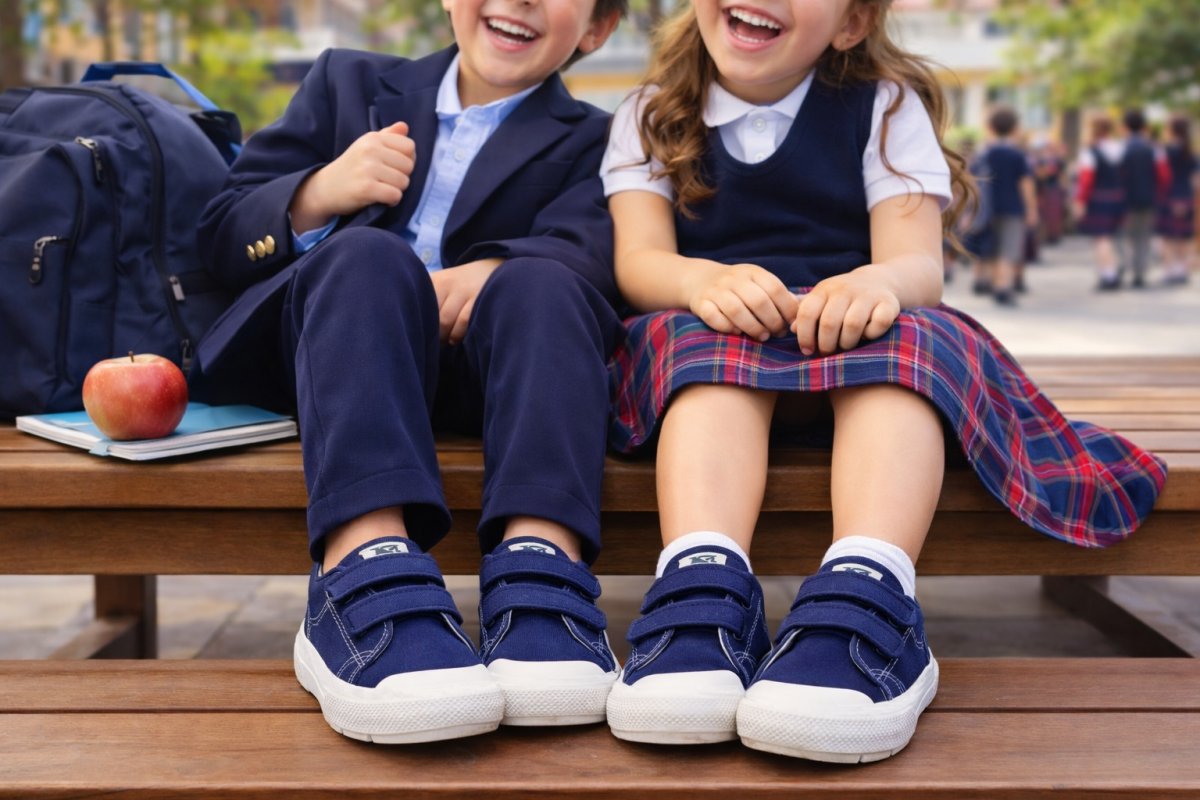 Zapatilla Medio Basket Lona Velcro