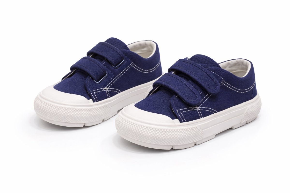 Zapatilla Medio Basket Lona Velcro