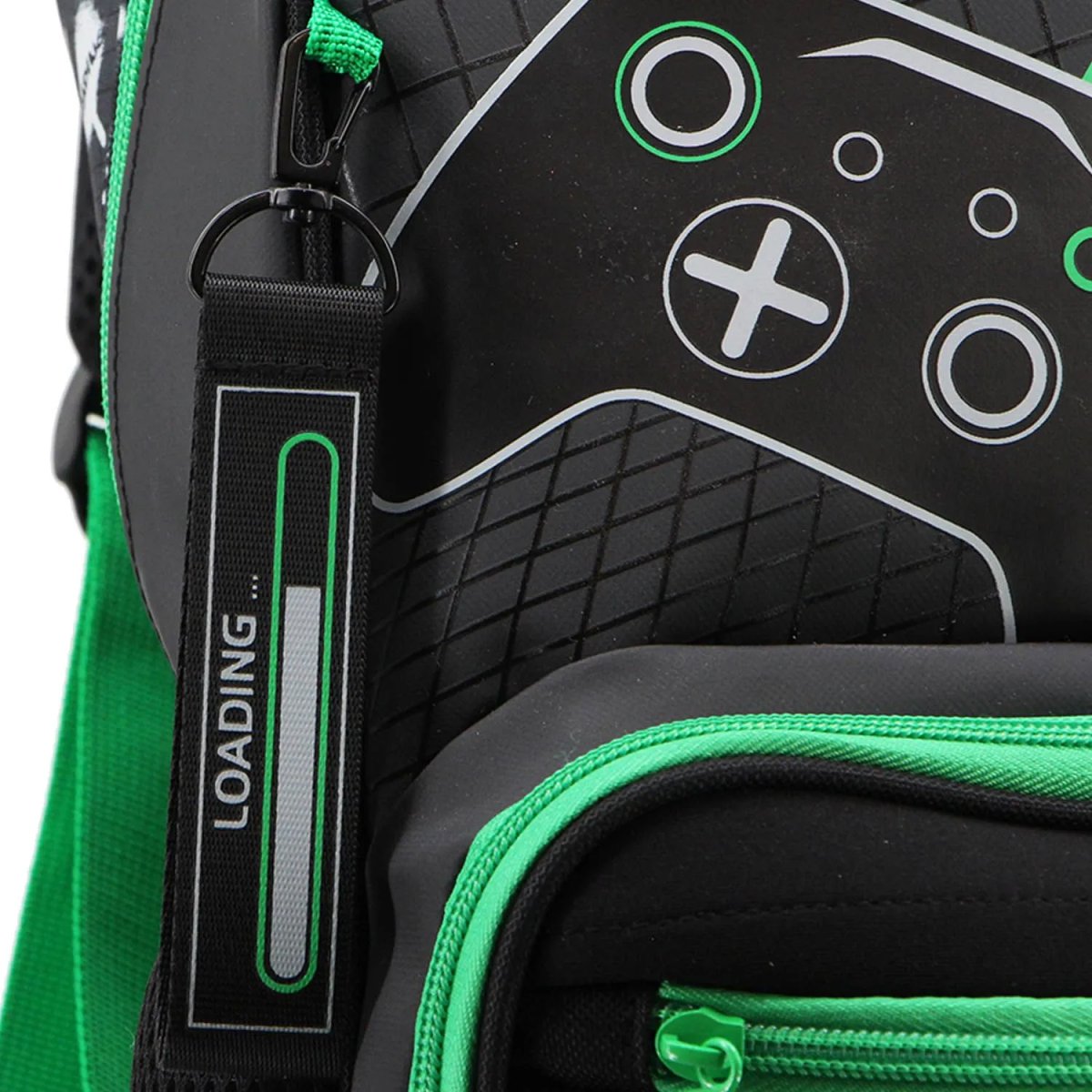 Mochila Espalda Game Mode Videojuegos Con Bosillo Frontal