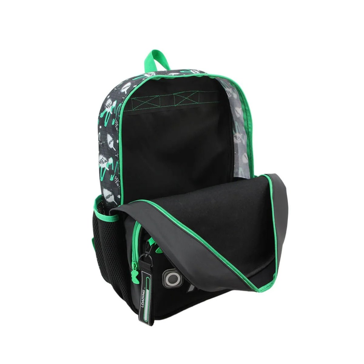 Mochila Espalda Game Mode Videojuegos Con Bosillo Frontal
