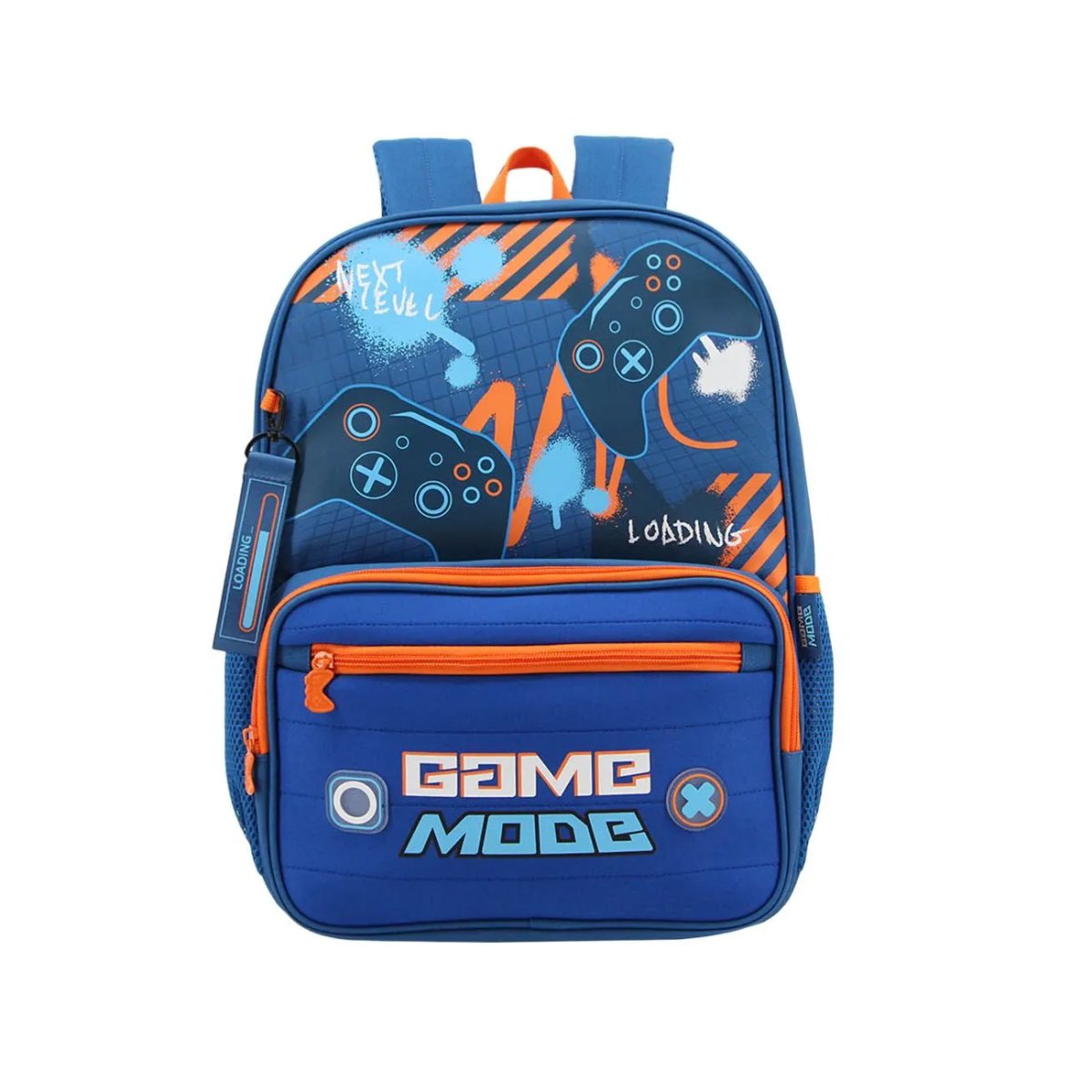Mochila Espalda Game Mode Videojuegos Con Bosillo Frontal