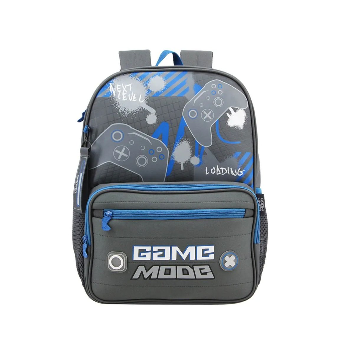 Mochila Espalda Game Mode Videojuegos Con Bosillo Frontal