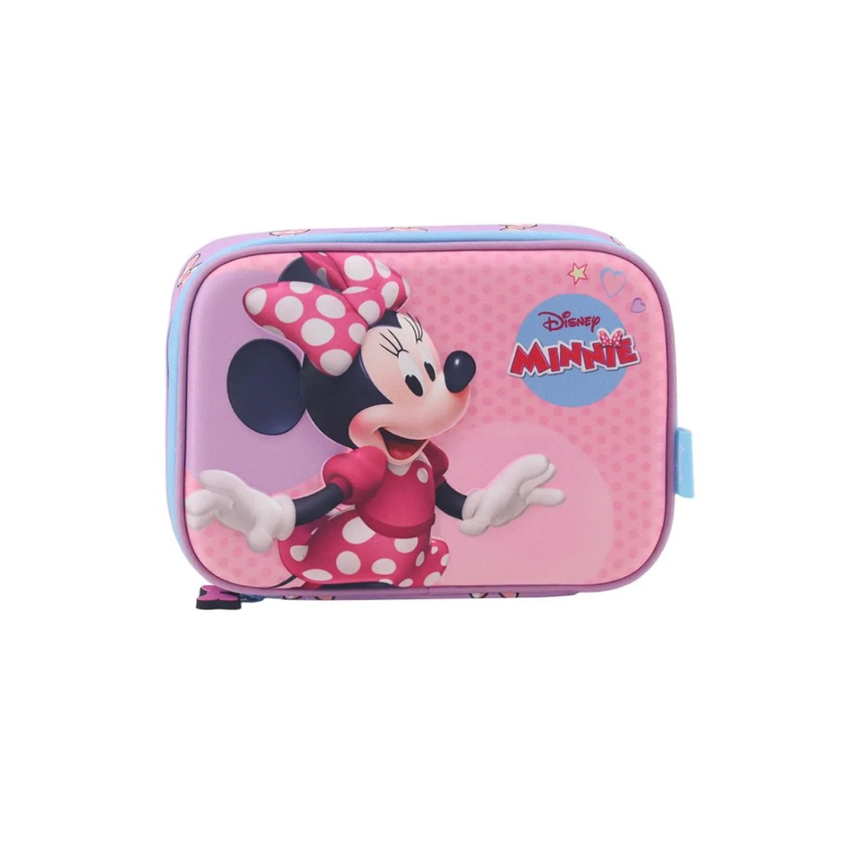 Cartuchera Minnie Mouse - 1 Division - Frente En Relieve 3D