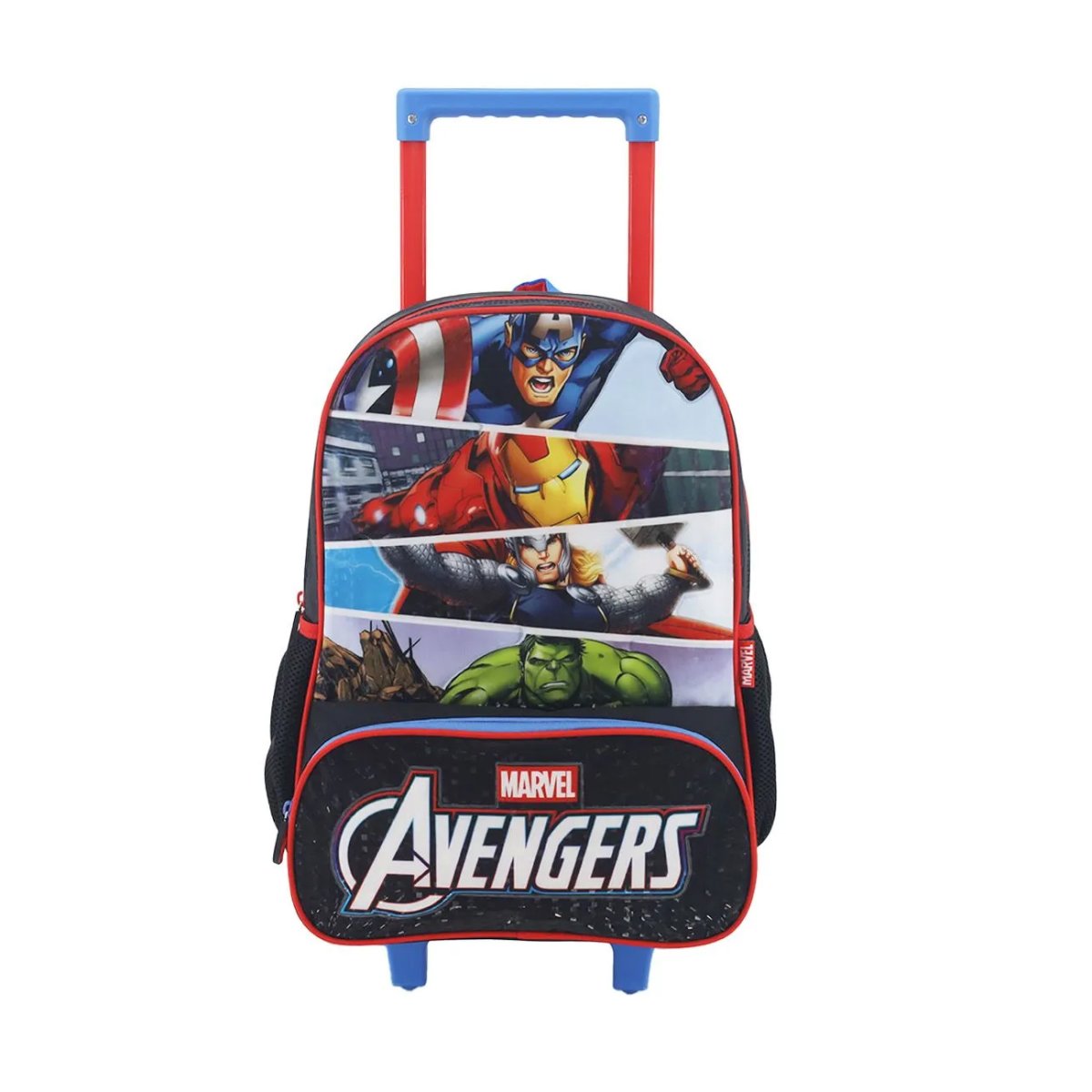 Mochila Con Carro Marvel Avengers - 16 Pulgadas