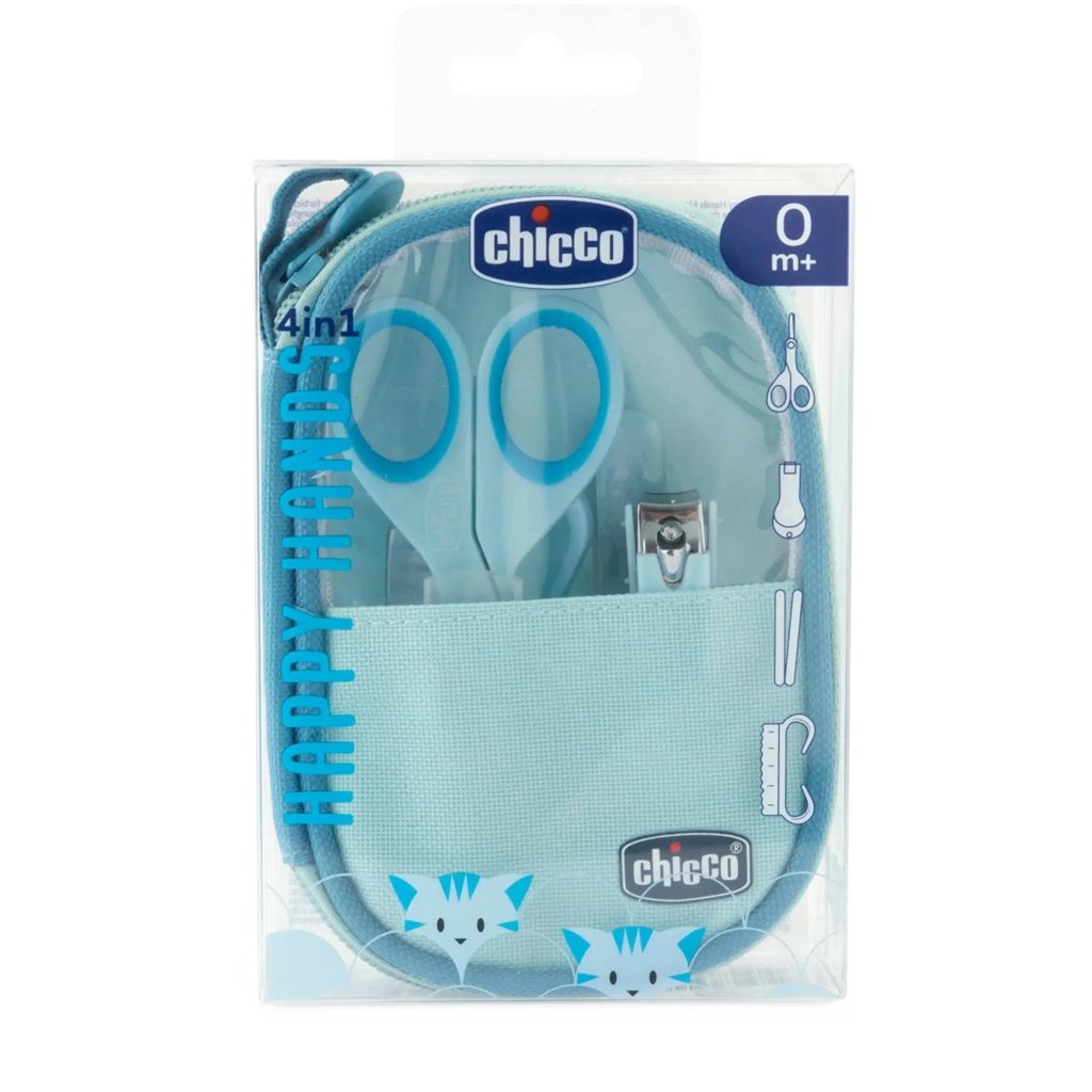 Set de Higiene - Manicura Bebe Happy Hands 0+m -  Incluye limas cepillo tijera y alicate
