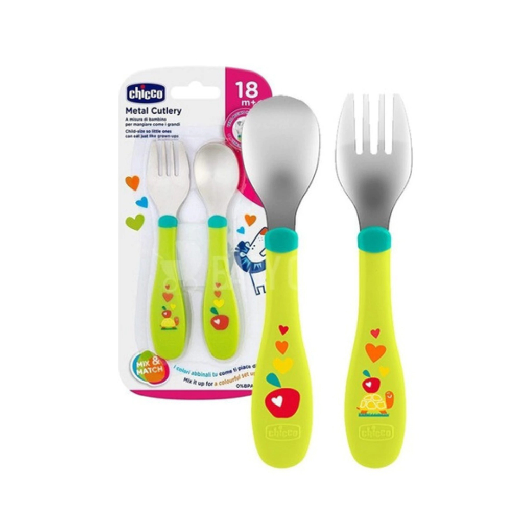 Set De Cubiertos Metal Cutlery 18m+ - Cuchara - Tenedor