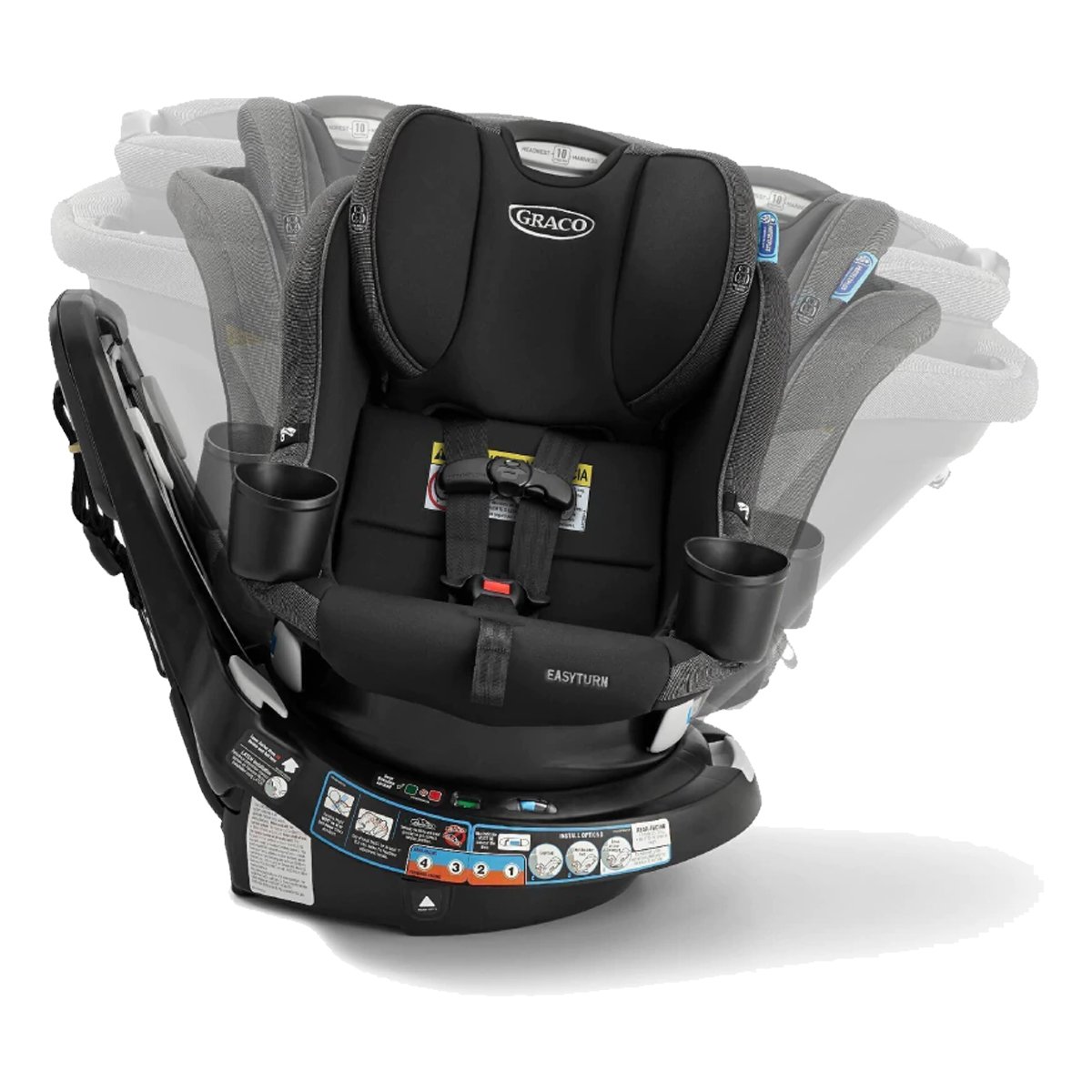 Butaca Infantil Easyturn Giratoria 360 De 1.8 A 30 Kg.
