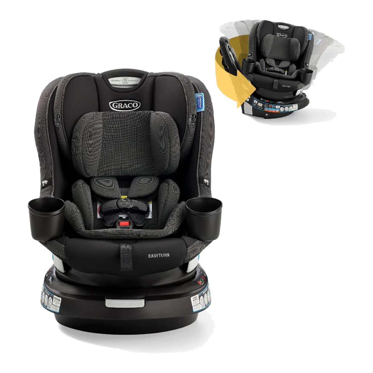 Butaca Infantil Easyturn Giratoria 360 De 1.8 A 30 Kg.