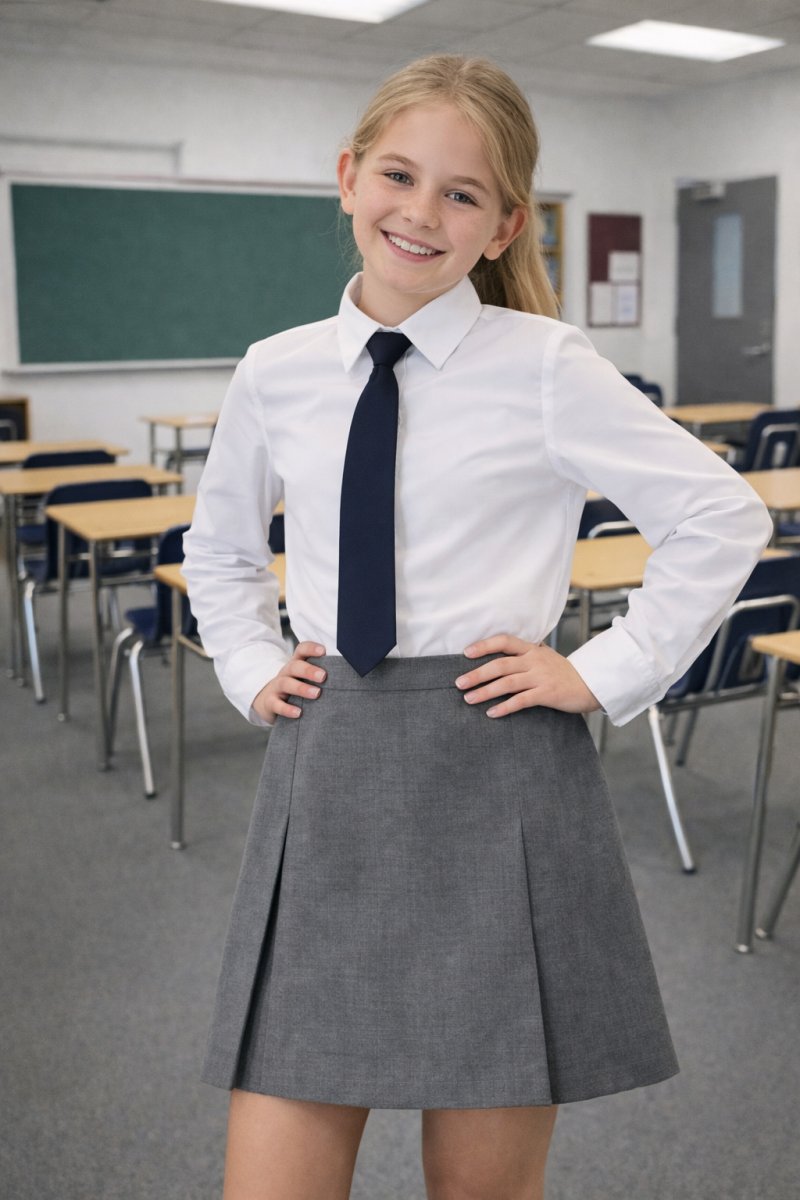 Pollera Colegial 2 Tabla Sarga