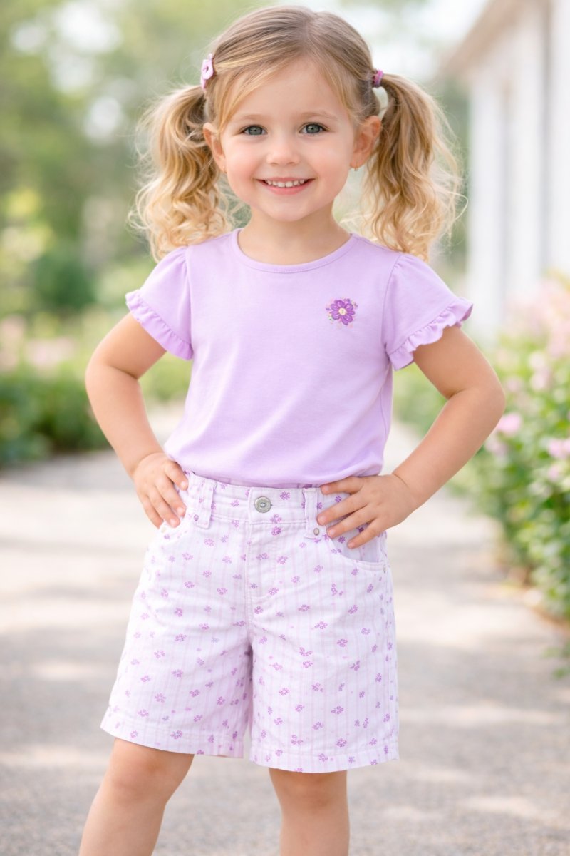 Short Bermuda Algodon Pique Estampado