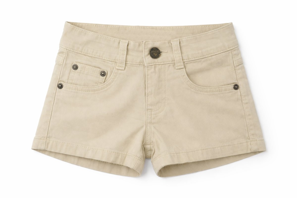 Short Gabardina Elatizado Liso