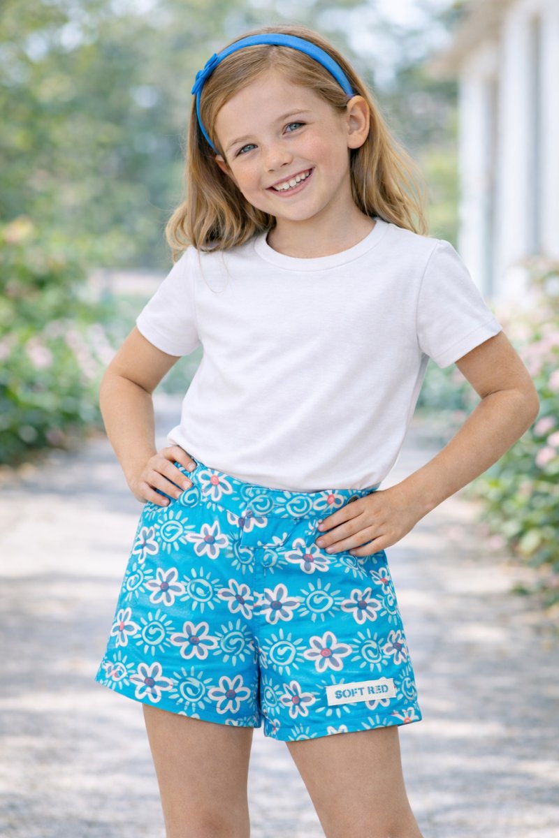 Short Tela Estampada Poplin