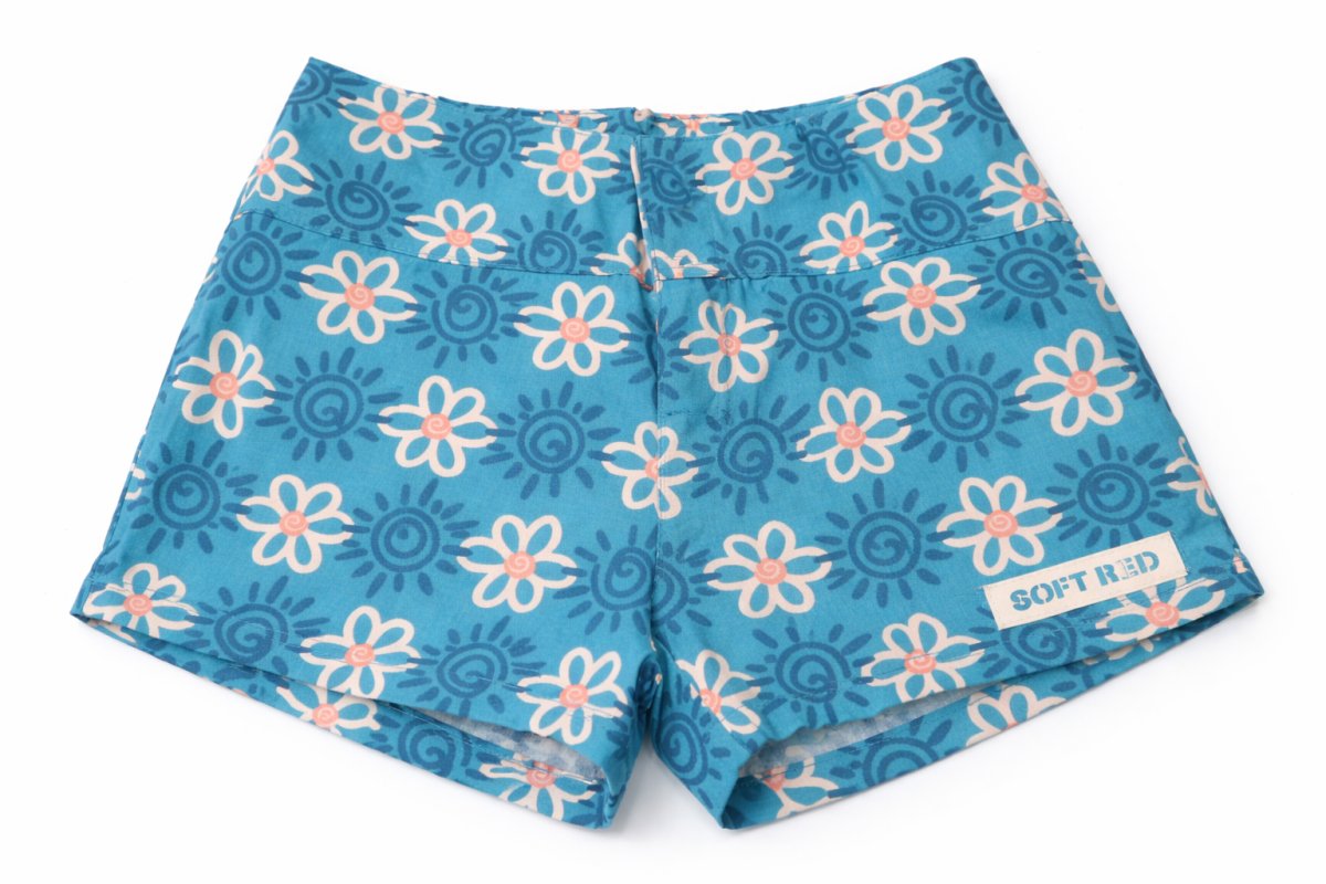 Short Tela Estampada Poplin