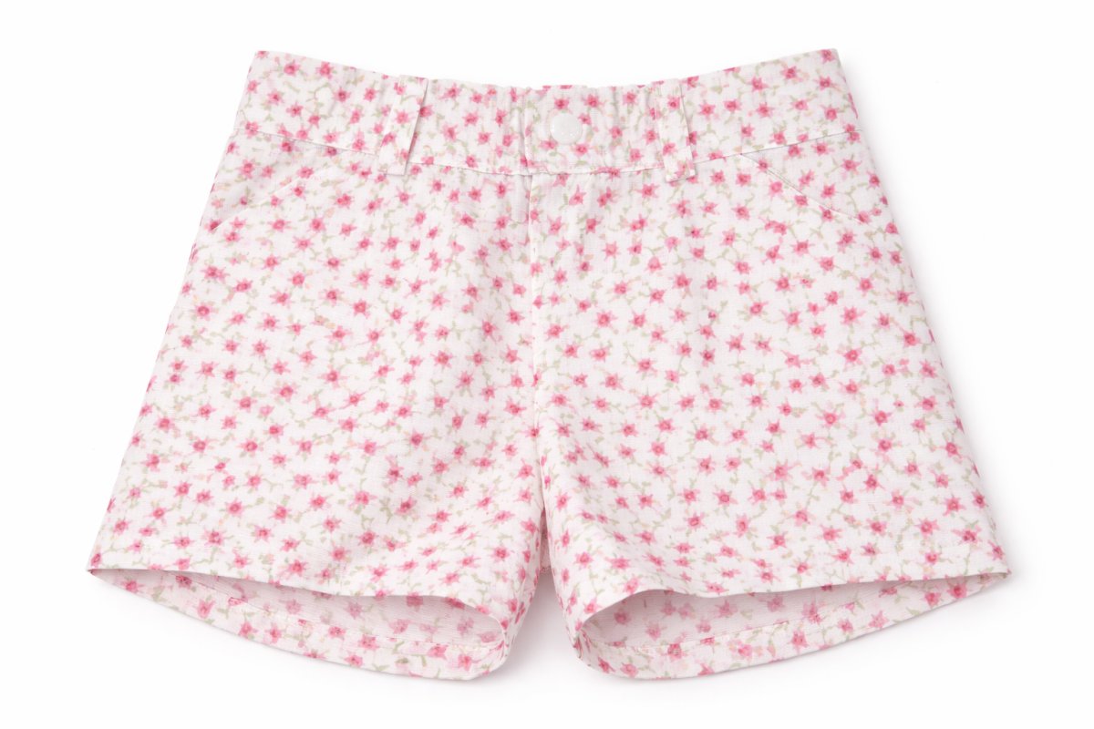 Short Fibrana Estampado