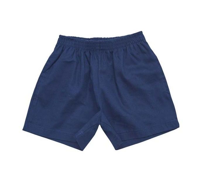 Short de Futbol Azul Gabardina