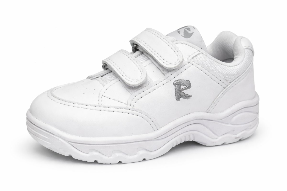 Zapatilla Cuerina Velcro base alta