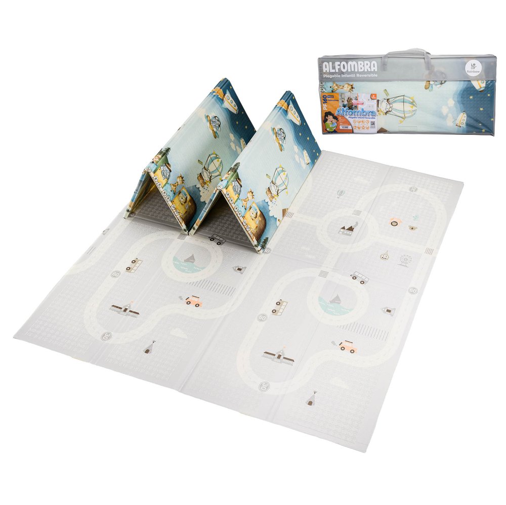 Alfombra Antigolpes Plegable Infantil Reversible 180Cm X 160Cm