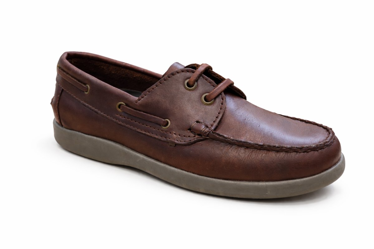 Zapato Calzado Colegial Nautico cordon