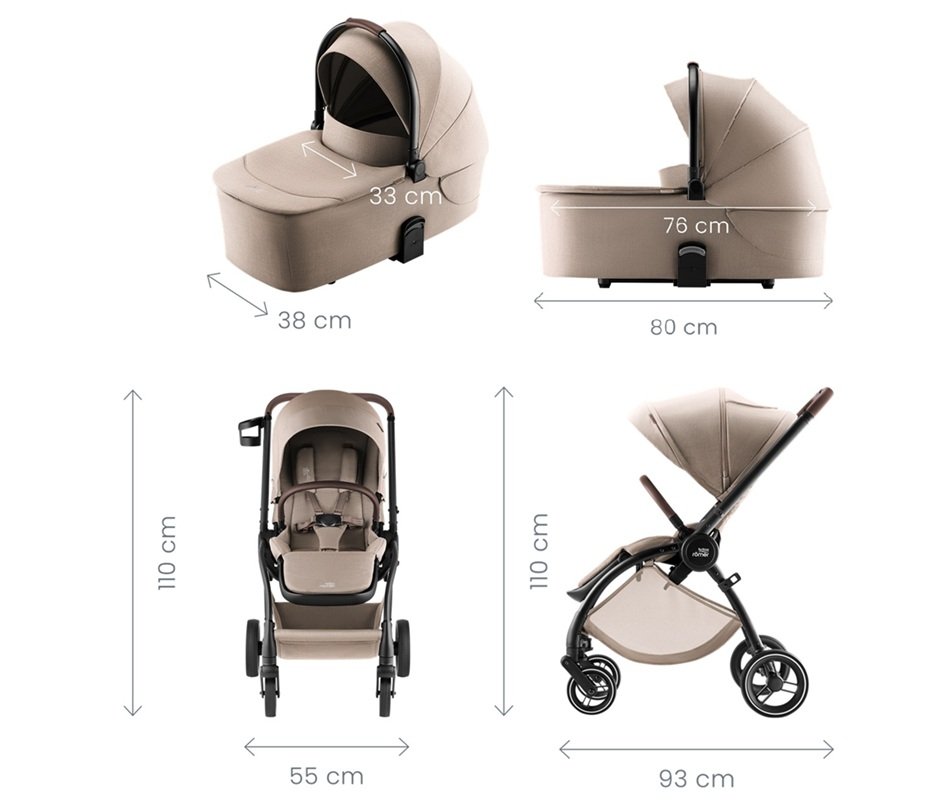 Rio Cochecito reversible con moises Combo