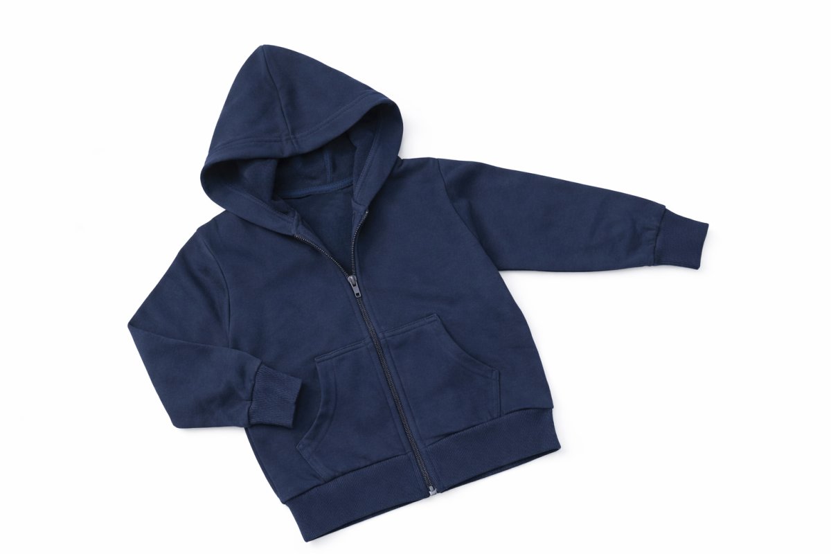 Campera Colegial Algodon Rustico con Cintura y Puño