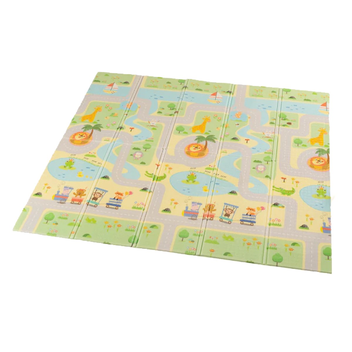 Alfombra Antigolpes Plegable Infantil Reversible 180Cm X 200Cm