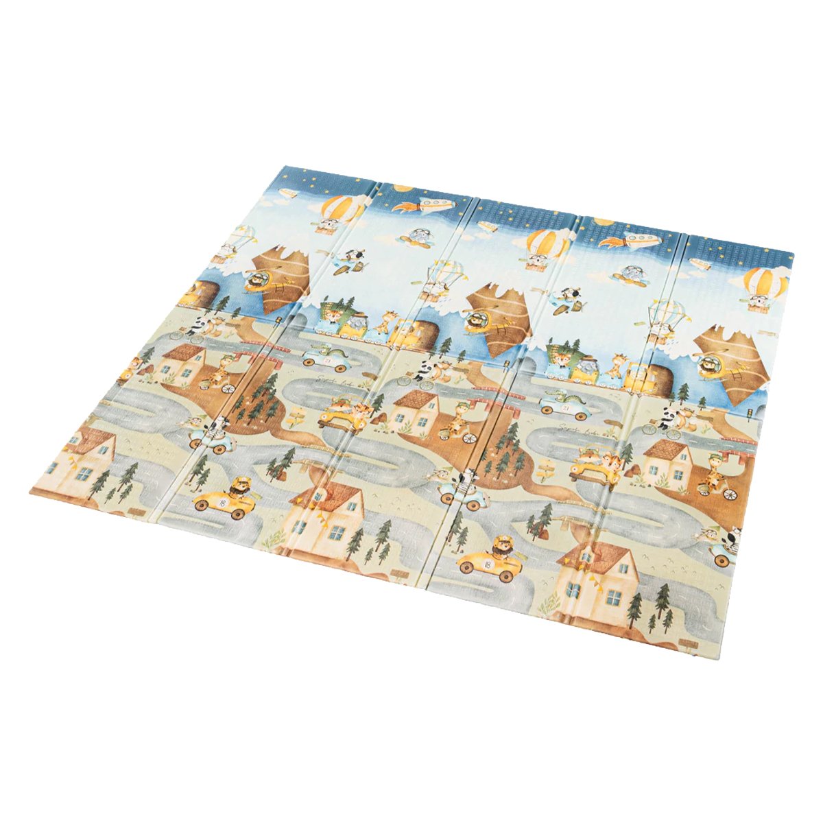Alfombra Antigolpes Plegable Infantil Reversible 180Cm X 200Cm