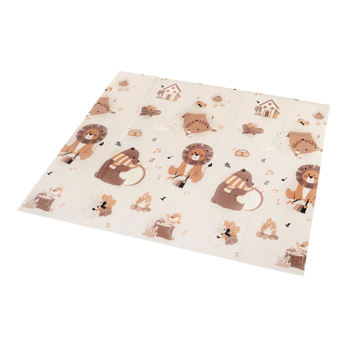 Alfombra Antigolpes Plegable Infantil Reversible 180Cm X 200Cm