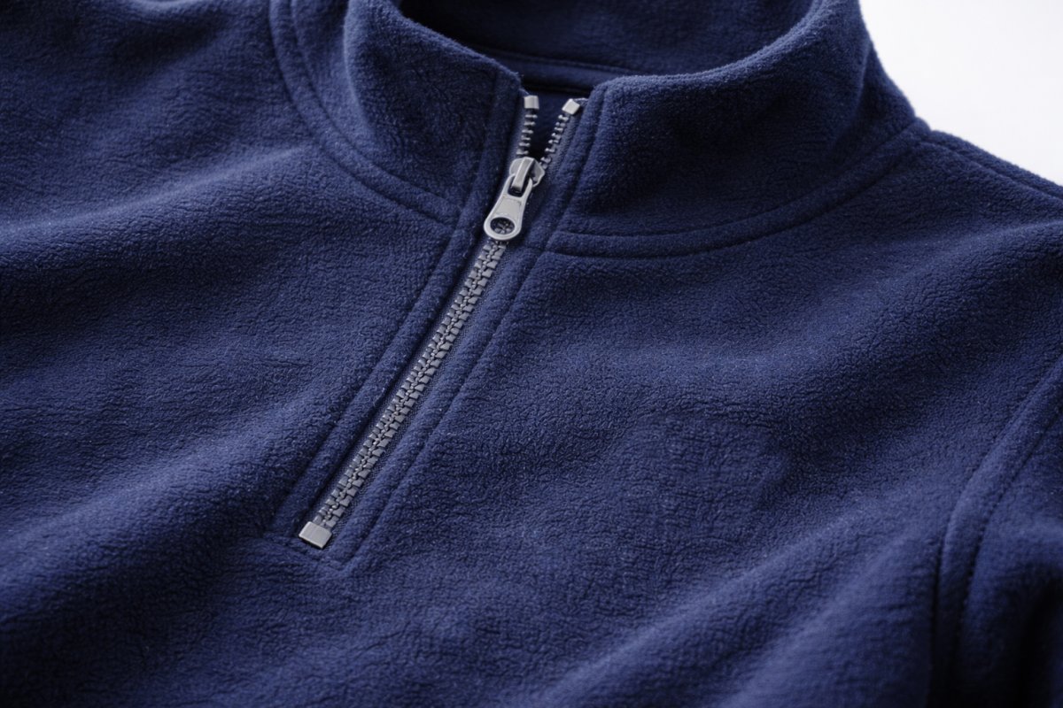 Buzo Polar Algodon c/ Medio Cierre