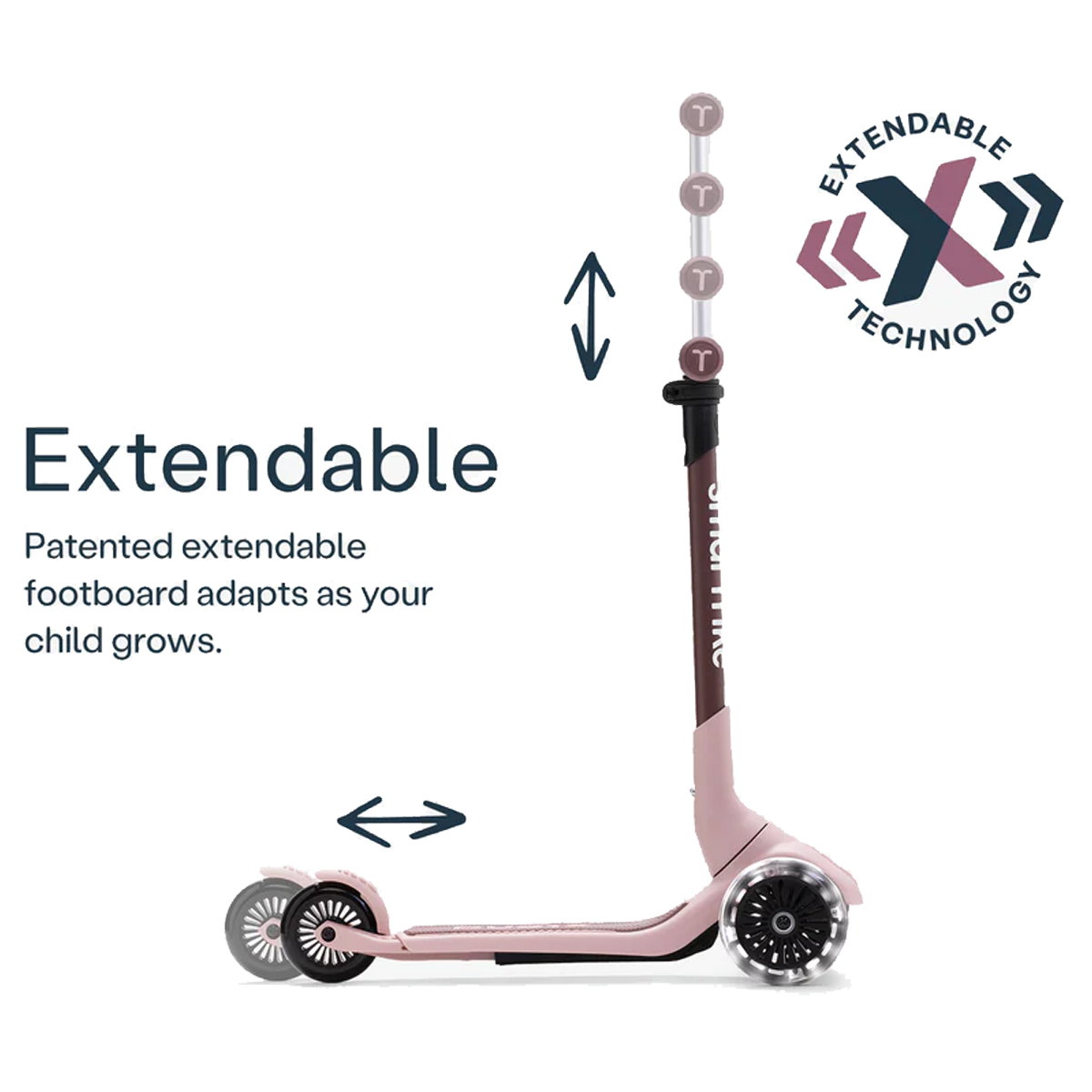 Monopatin 2 En 1 Xtend Mini-Ride Evolutivo Con Asiento