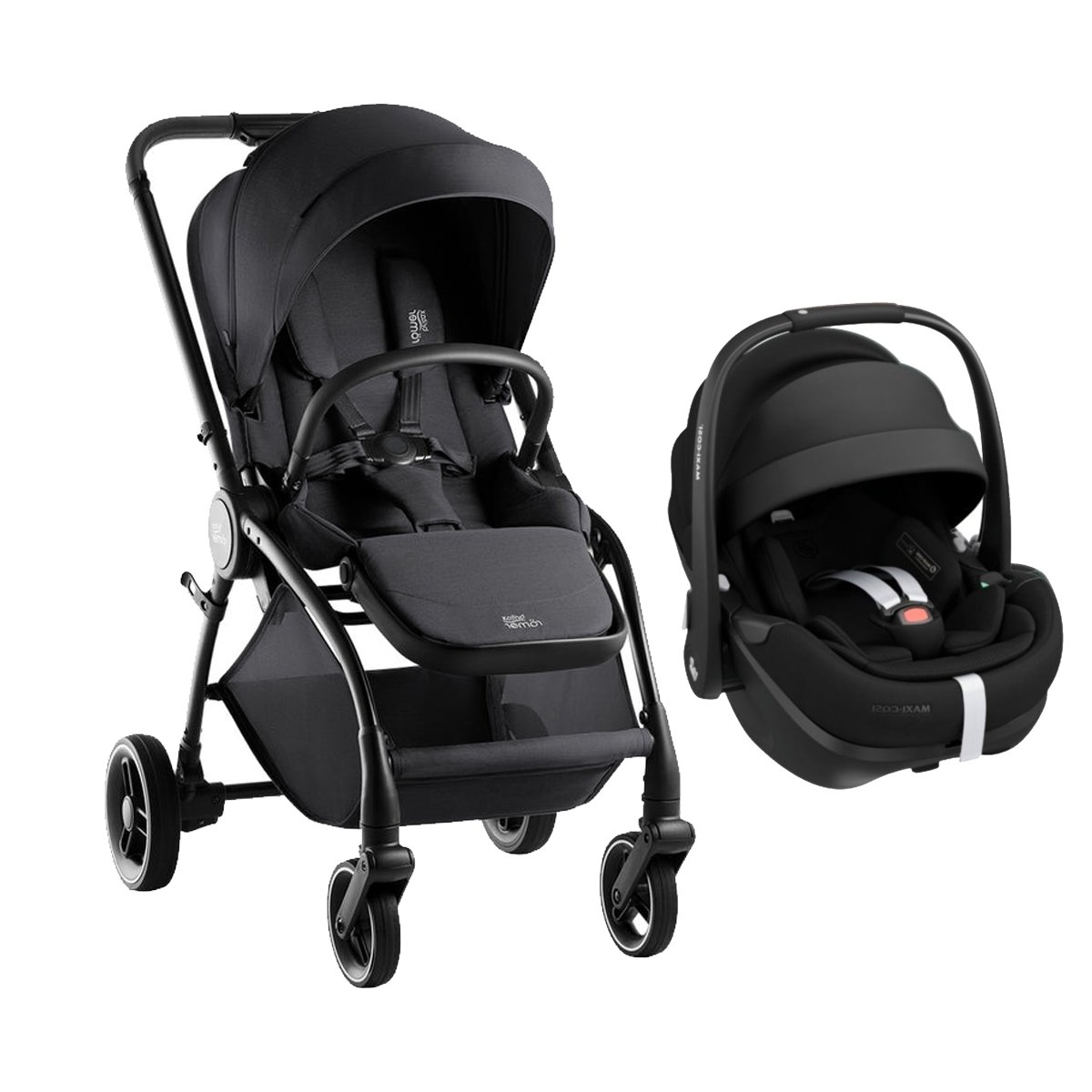 Cochecito Modular Rio Con Huevito Pebble 360 Reclinoestirable