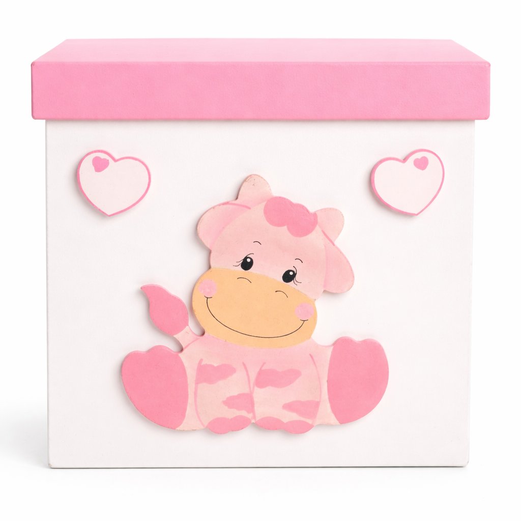 Caja de Madera Artesanal con Tapa Decorado a Mano