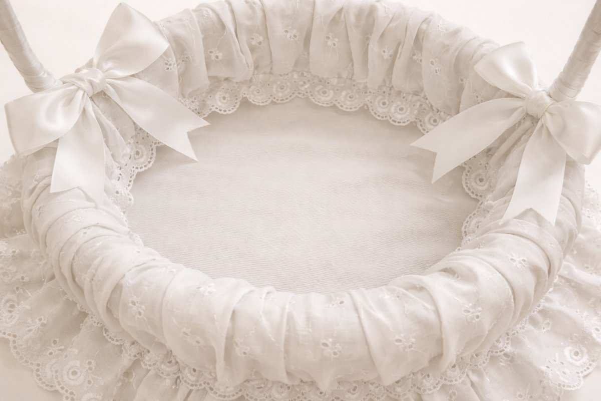 Canasto PortaCosmetico Forrado Broderie