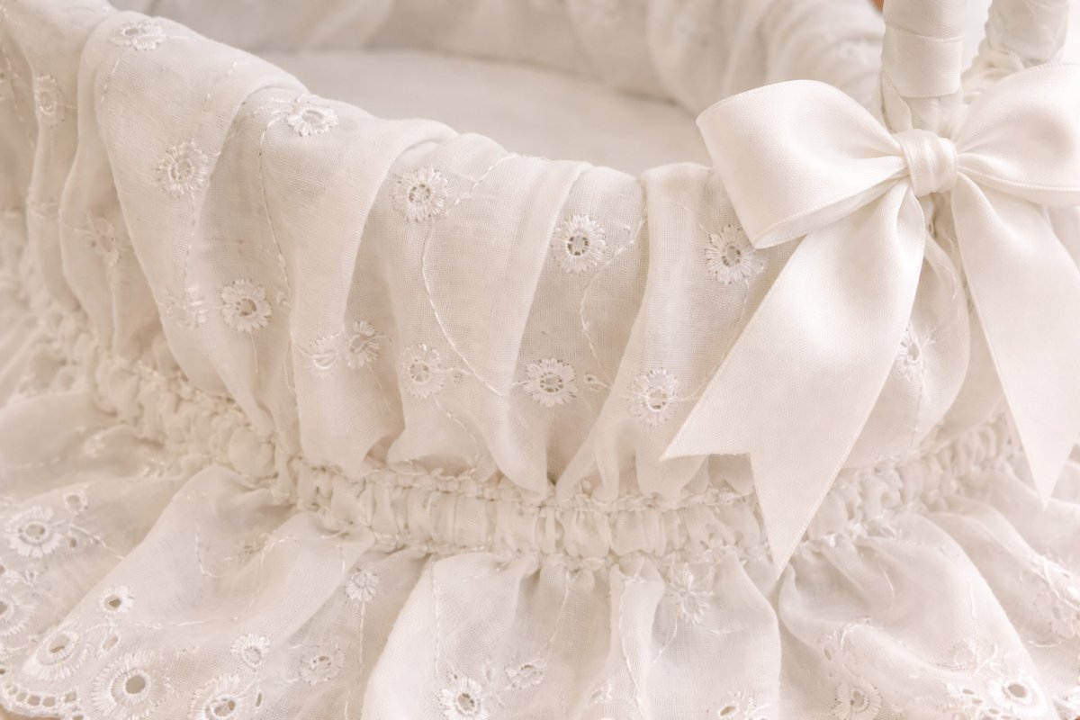 Canasto PortaCosmetico Forrado Broderie