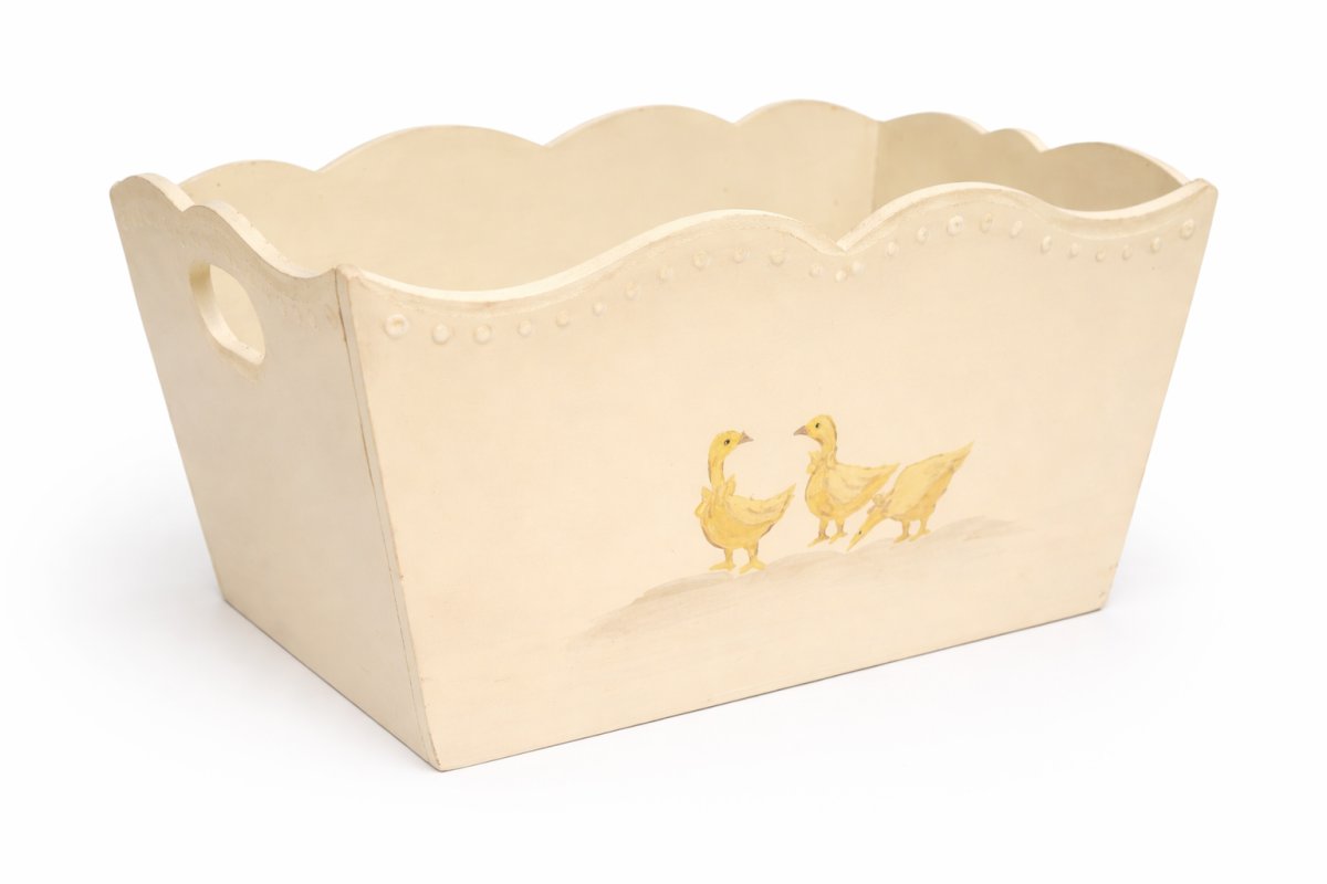 PortaCosmetico de Madera Artesanal Decorado a Mano