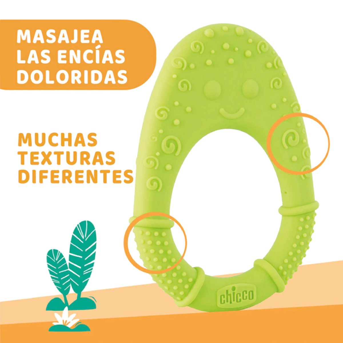 Mordillo De Silicona Palta 2m+