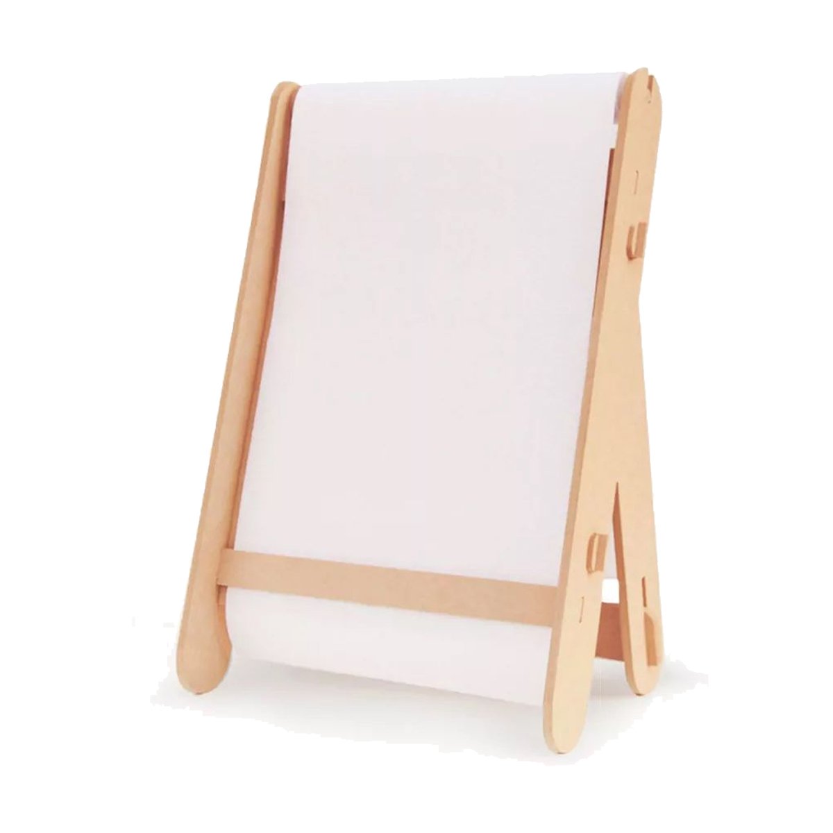 Atril Pizarra para Pintar / Dibujar - con Rollo de Papel Incluido - Pizarron Montessori - en Madera MDF