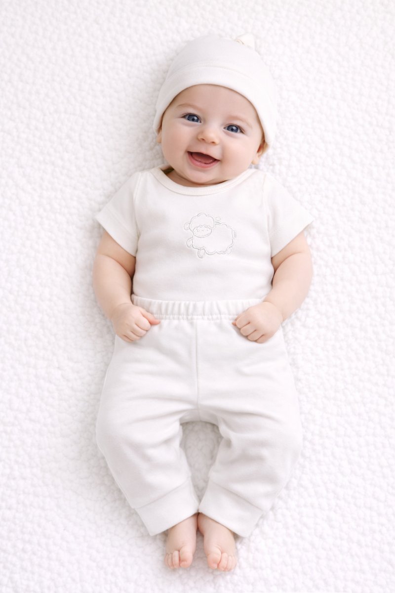 Ajuar 3 Piezas Medio Osito Sin Pie Body Gorro