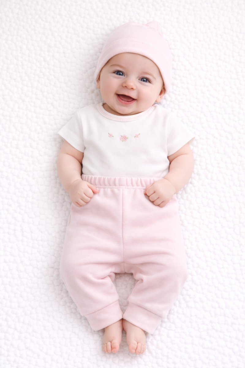 Ajuar 3 Piezas Medio Osito Sin Pie Body Gorro